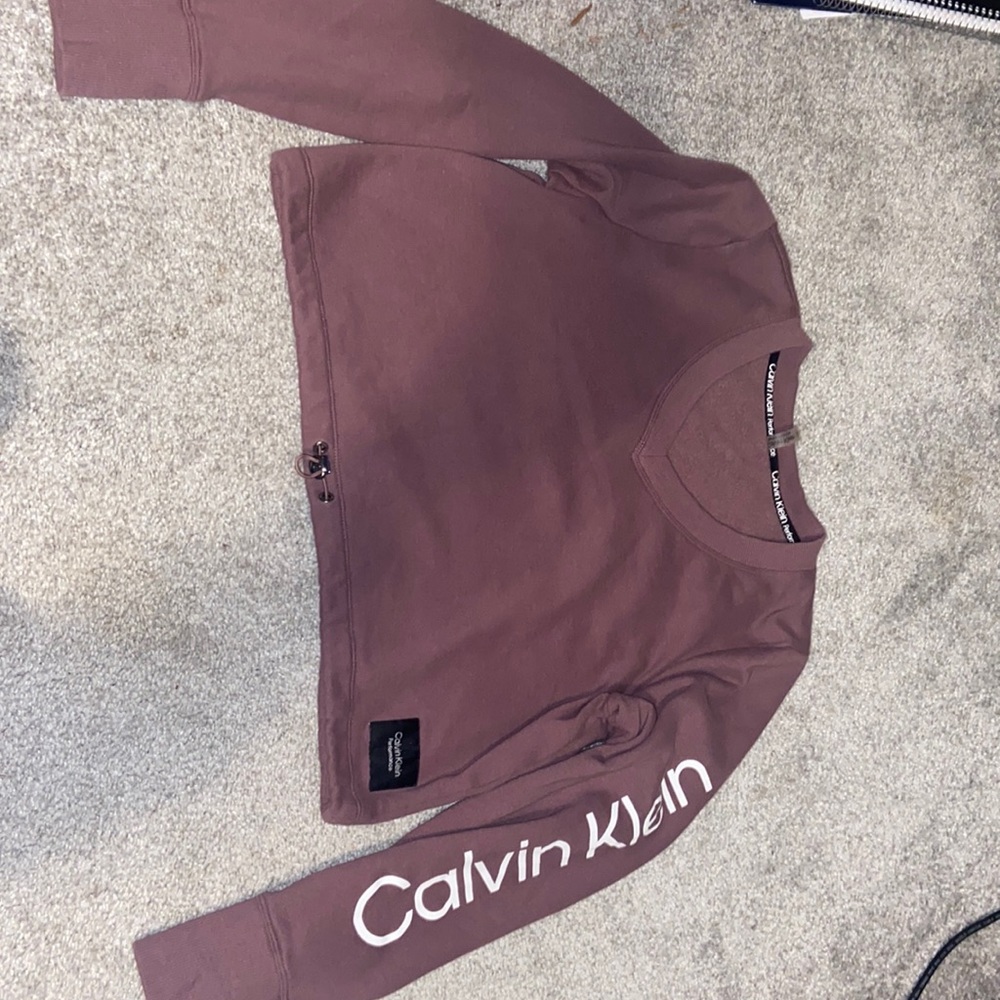 Calvin Klein cropped long sleeve size medium
